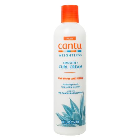 Crema pentru definirea buclelor cu agave Weightless, 295 ml, Cantu