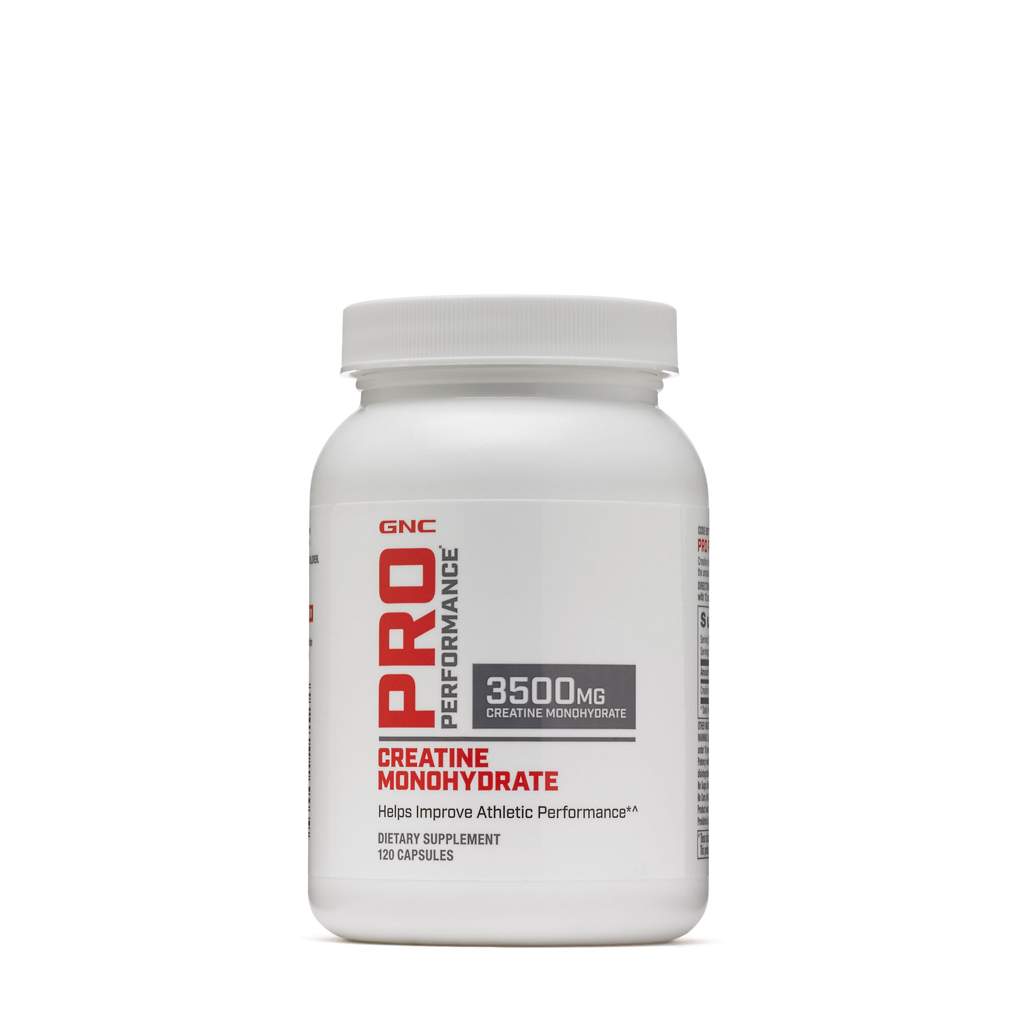 Creatina Monohidrata Pro Performance, 3500 mg, 120 capsule, GNC