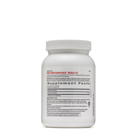 Creatina Monohidrata Pro Performance, 3500 mg, 120 capsule, GNC 757736