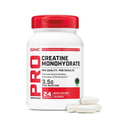Creatina Monohidrata Pro Performance, 3500 mg, 120 capsule, GNC