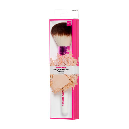 Pensula machiaj pentru pudra, 1 bucata, Ruby Kisses 757822