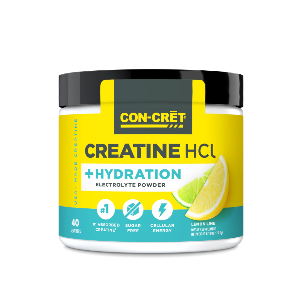 Creatina HCL cu electroliti, Lemon Lime, 175.2 g, Con-Cret