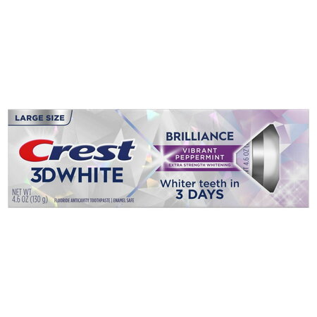 Pasta de dinti, 3D White Brilliance, 130 g, Crest 758051