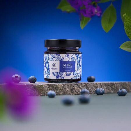 Gem de afine ecologic, fara zahar, 200 g, Aronia Charlottenburg 758063