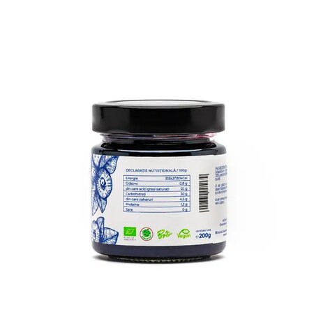 Gem de afine ecologic, fara zahar, 200 g, Aronia Charlottenburg 758060