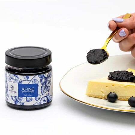 Gem de afine ecologic, fara zahar, 200 g, Aronia Charlottenburg 758061