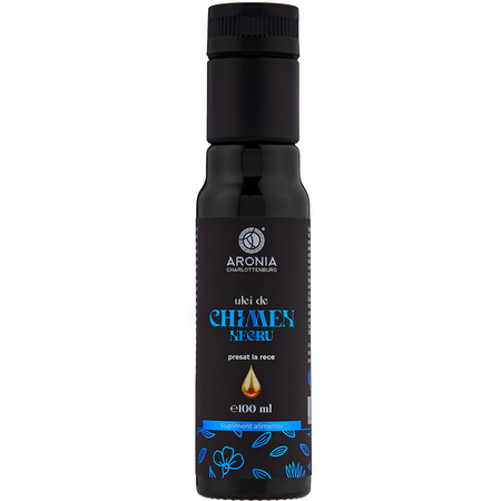 Ulei din seminte de Chimen Negru presat la rece, 100 ml, Aronia Charlottenburg