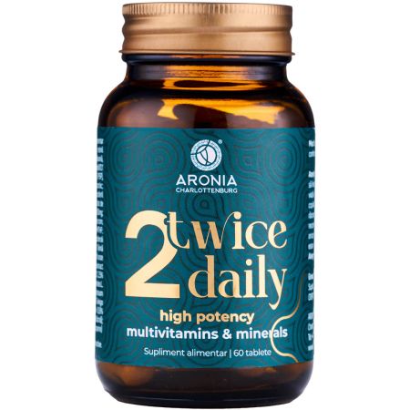 Twice Daily Multivitamine si Minerale, 60 tablete, Aronia Charlottenburg