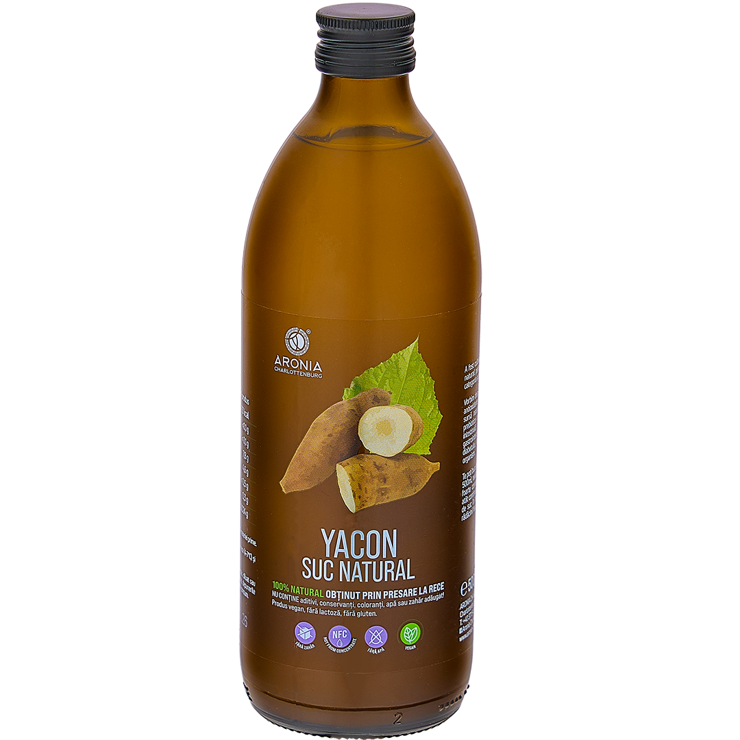 Suc natural de Yacon, 500 ml, Aronia Charlottenburg