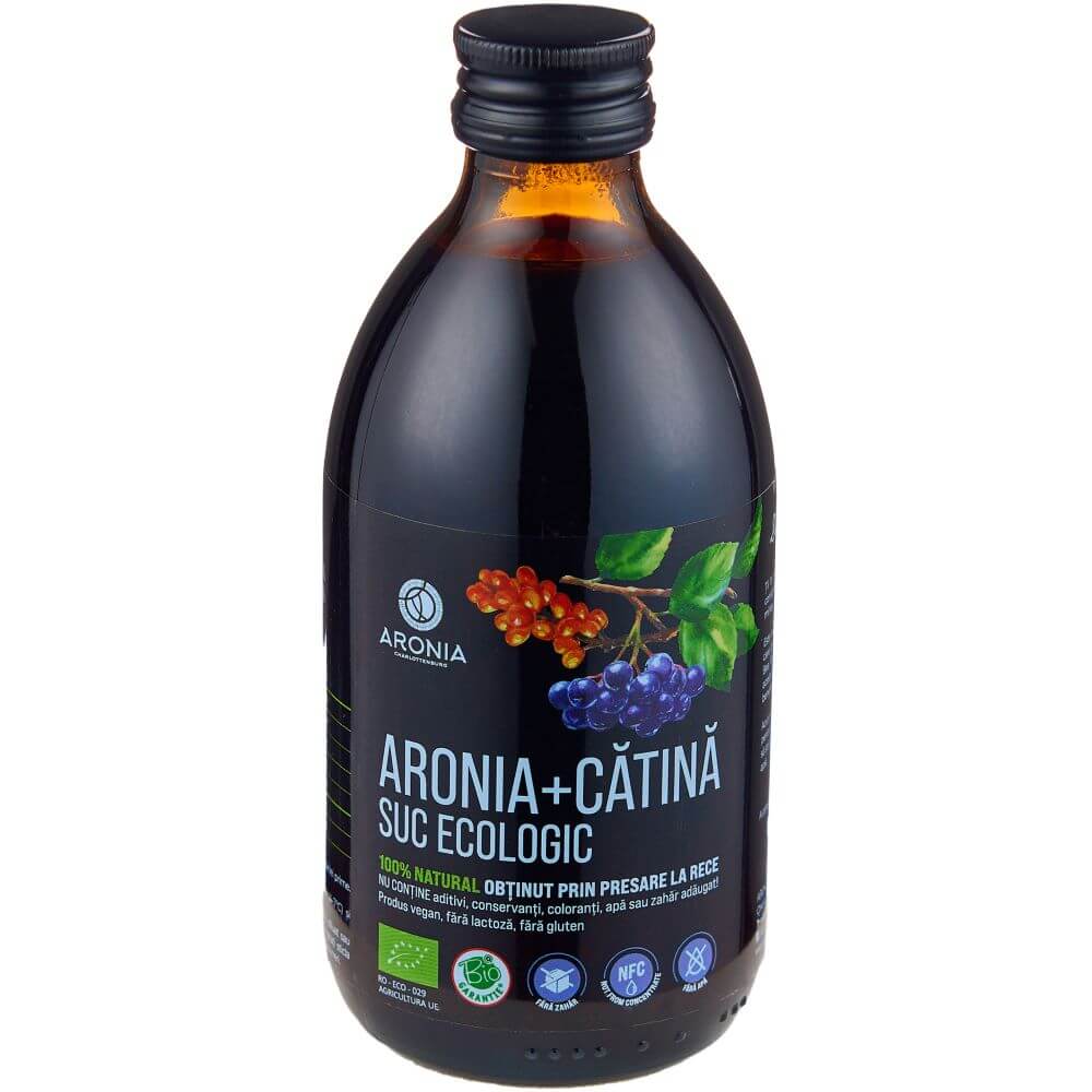 Suc ecologic de Aronia si Catina, 300 ml, Aronia Charlottenburg