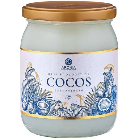 Ulei ecologic de cocos extravirgin, 500 ml, Aronia Charlottenburg