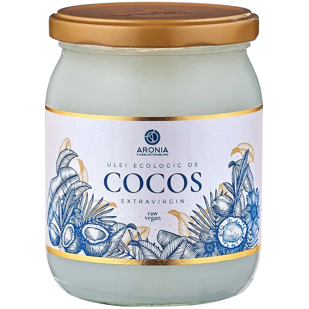 Ulei ecologic de cocos extravirgin, 500 ml, Aronia Charlottenburg