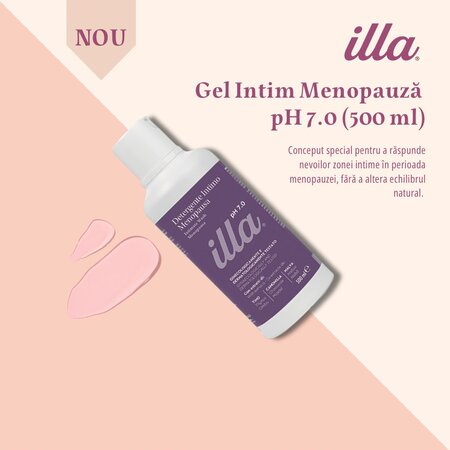 Gel intim Menopauza, pH 7.0, 500 ml, Illa 758209