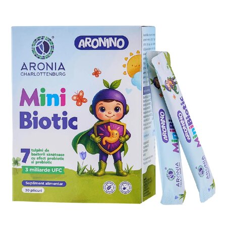Mini Biotic Aronino, + 3 ani, 30 plicuri, Aronia Charlottenburg 758334
