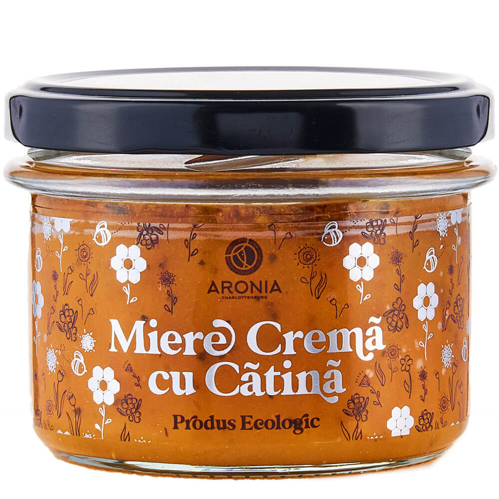 Miere crema cu catina Bio, 220 g, Aronia Charlottenburg