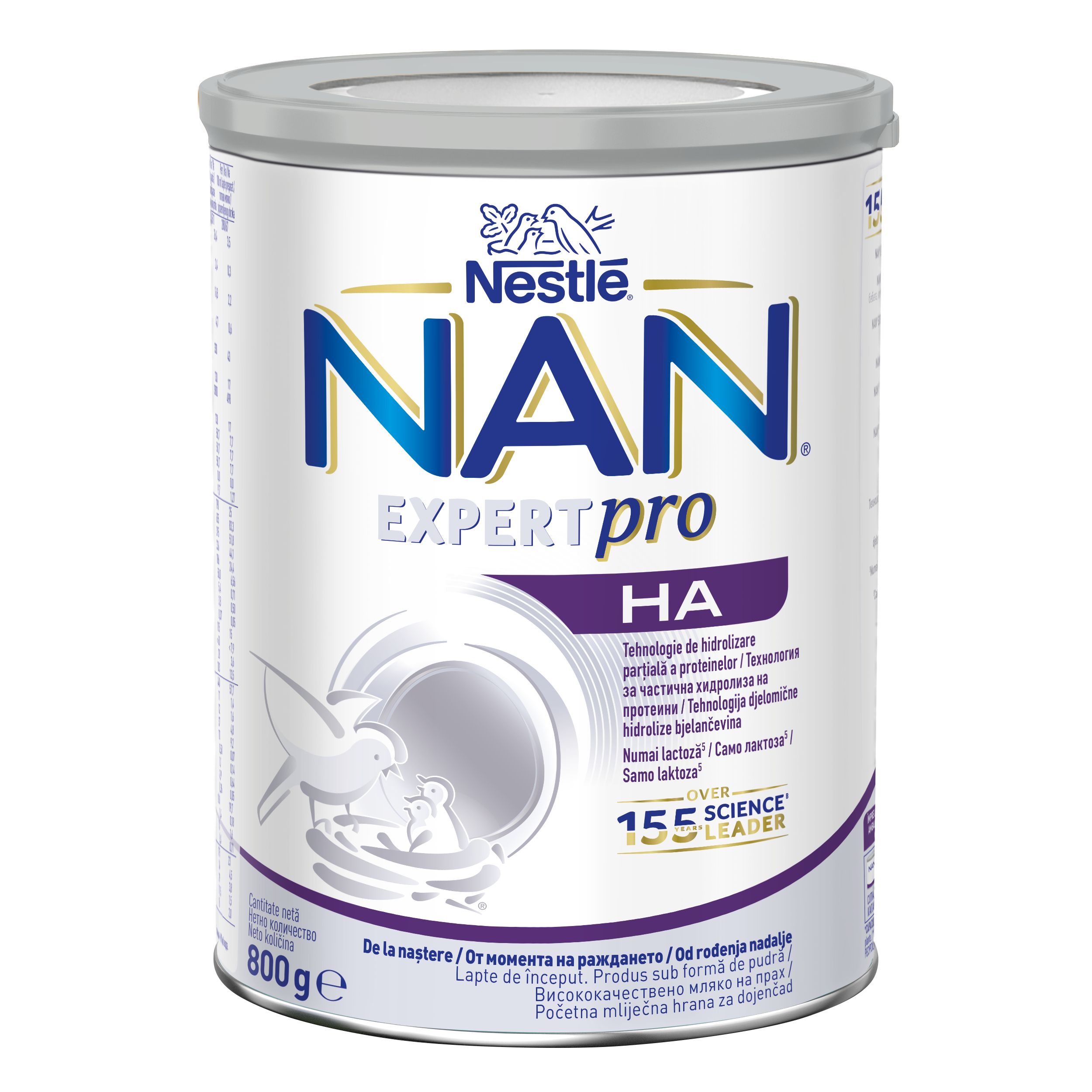 Formula de lapte praf Nan Expertpro HA, 0 luni+, 800 g, Nestle