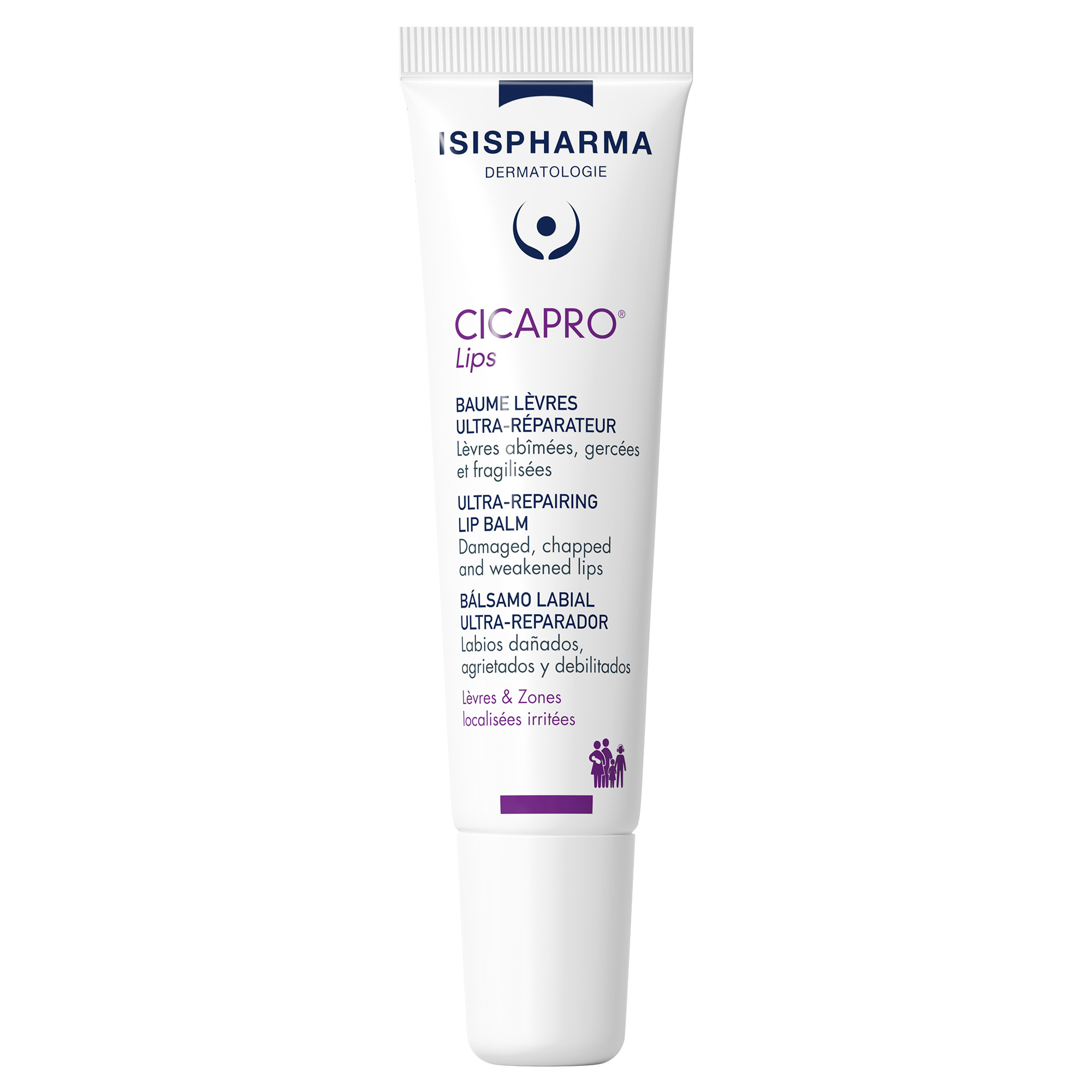 Balsam reparator intensiv pentru buze Cicapro, 15 ml, IsisPharma