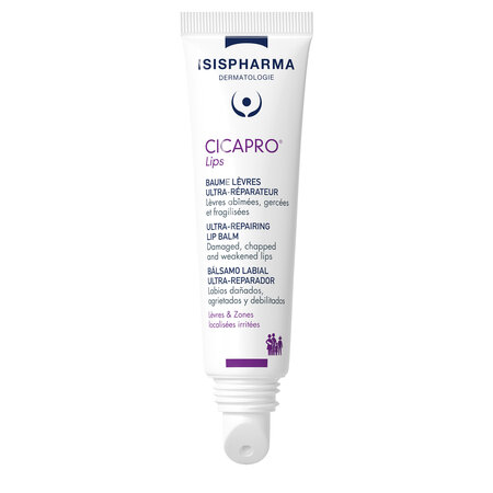 Balsam reparator intensiv pentru buze Cicapro, 15 ml, IsisPharma 759214
