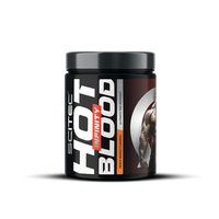 Pre workout cu cofeina Hot Blood Infinity, Peach-Mango, 350 g, Scitec Nutrition