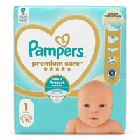 Pampers Premium care, Nr.1, 2-5 kg, 72 buc, Pampers