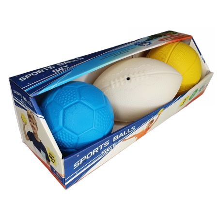 Set 3 mingi sport, 3 ani+, Gerardo’s Toys