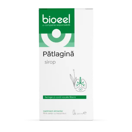 Sirop de patlagina, 120 ml, Bioeel 759859