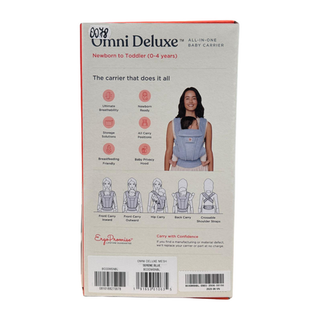 Marsupiu Omni Deluxe Mesh, Serene Blue, Ergobaby 759919