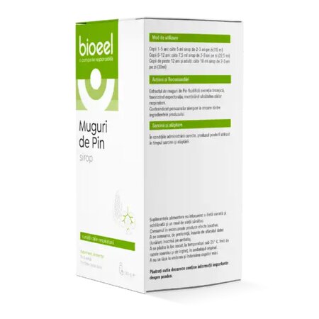 Sirop de muguri de pin, 120 ml, Bioeel 759935