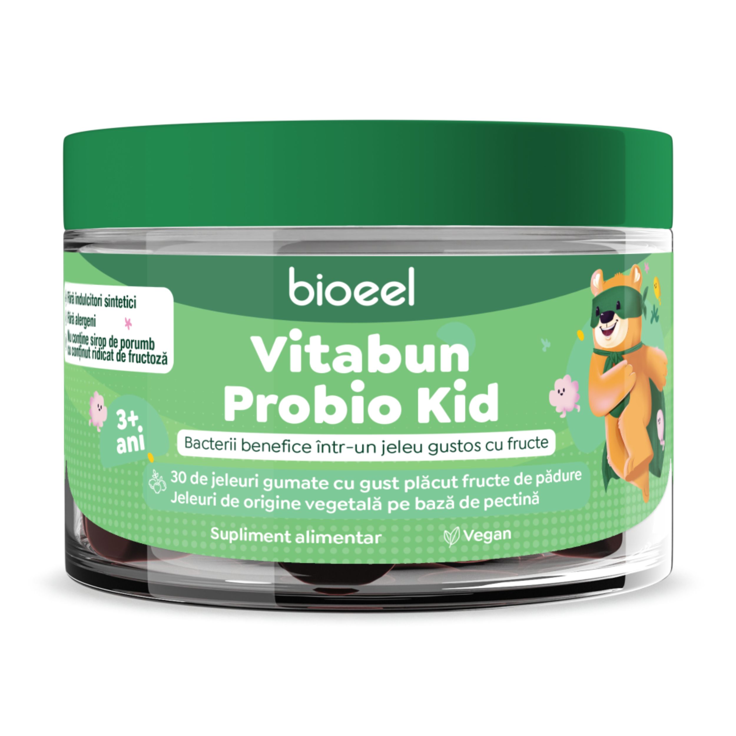 Jeleuri gumate Vitabun Probio Kid, 30 jeleuri, Bioeel