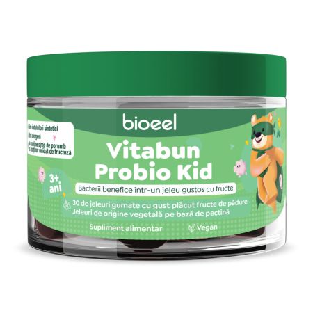 Jeleuri gumate Vitabun Probio Kid, 30 jeleuri, Bioeel