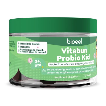 Jeleuri gumate Vitabun Probio Kid, 30 jeleuri, Bioeel 759976