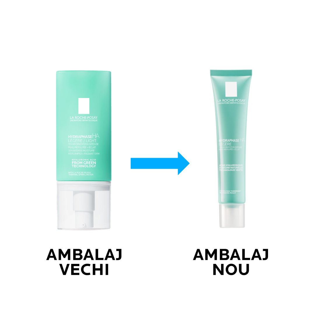 Crema intens hidratanta 72H Hydraphase HA Light, 40 ml, La Roche-Posay