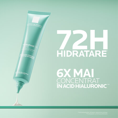 Crema intens hidratanta 72H Hydraphase HA Light, 40 ml, La Roche-Posay 816588