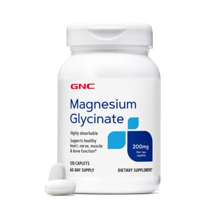 Magnesium Glycinate, 200 mg, 120 capsule, GNC