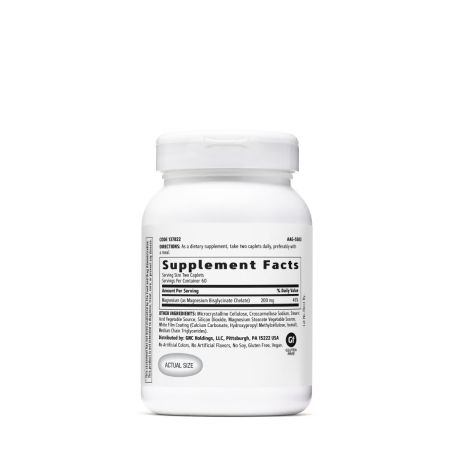 Magnesium Glycinate, 200 mg, 120 capsule, GNC 760261