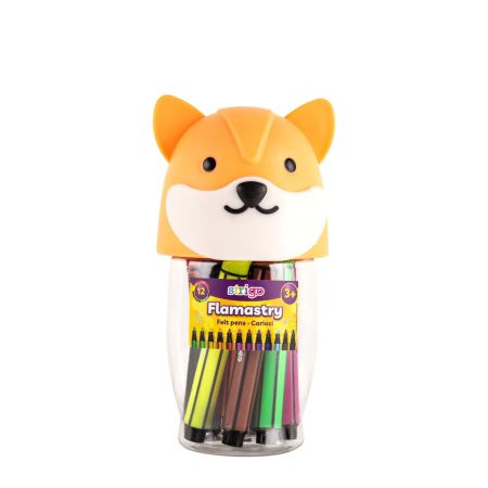 Carioci lavabile in cutie vulpita, 12 buc, Strigo