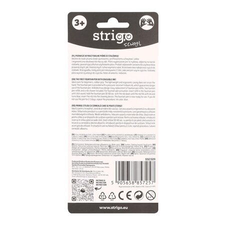 Stilou cu 2 rezerve si dispozitiv de curatare, Verde, Capybara, Strigo 760415