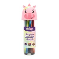 Carioci lavabile in cutie unicorn, 12 buc, Strigo