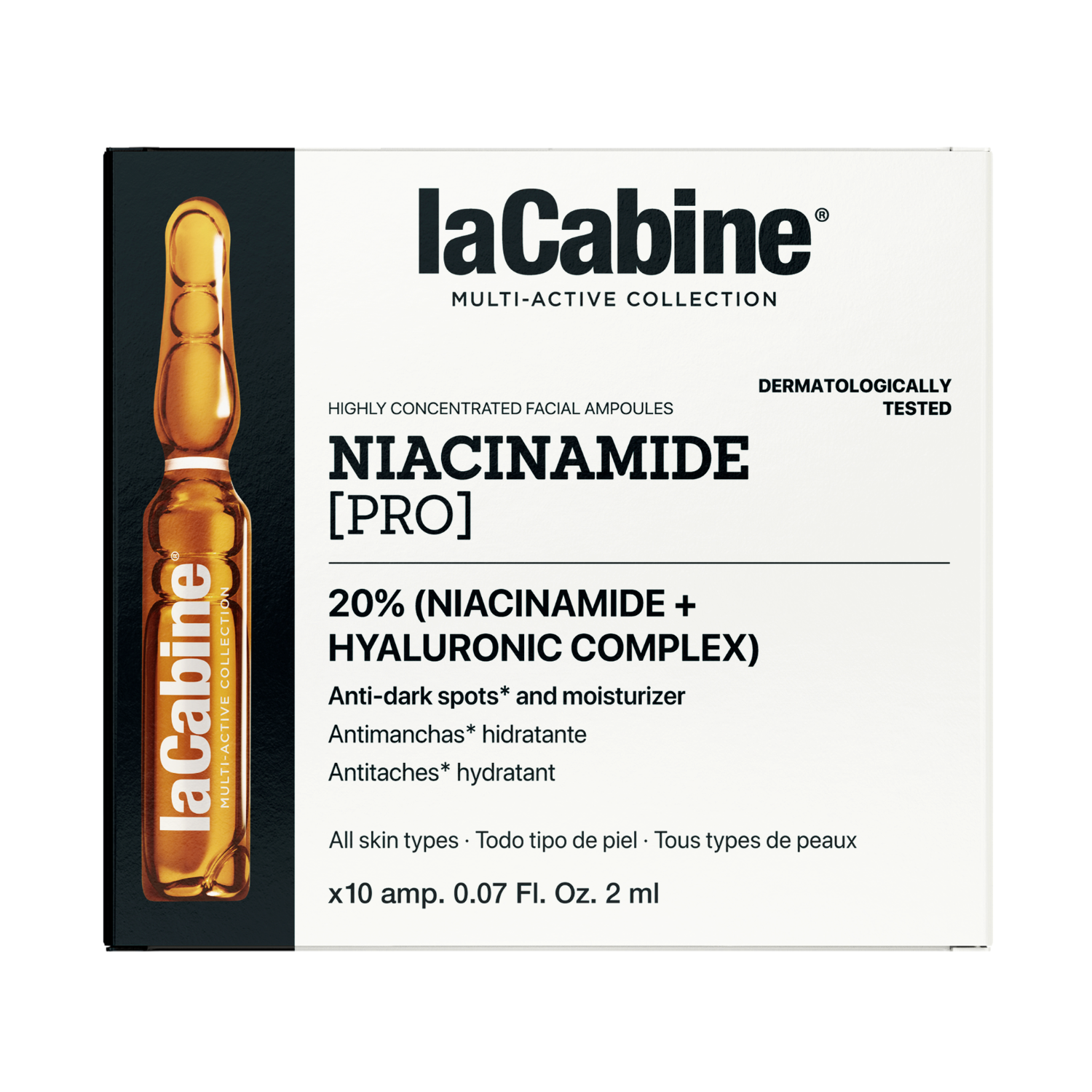 Fiole de fata pentru pete pigmentare Multi-active, 10 x 2 ml, La Cabine