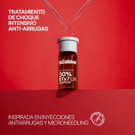 Fiole pentru fata cu efect microneedling BTx7 Lift Complex Multi-active, 10 x 2 ml, La Cabine 760938
