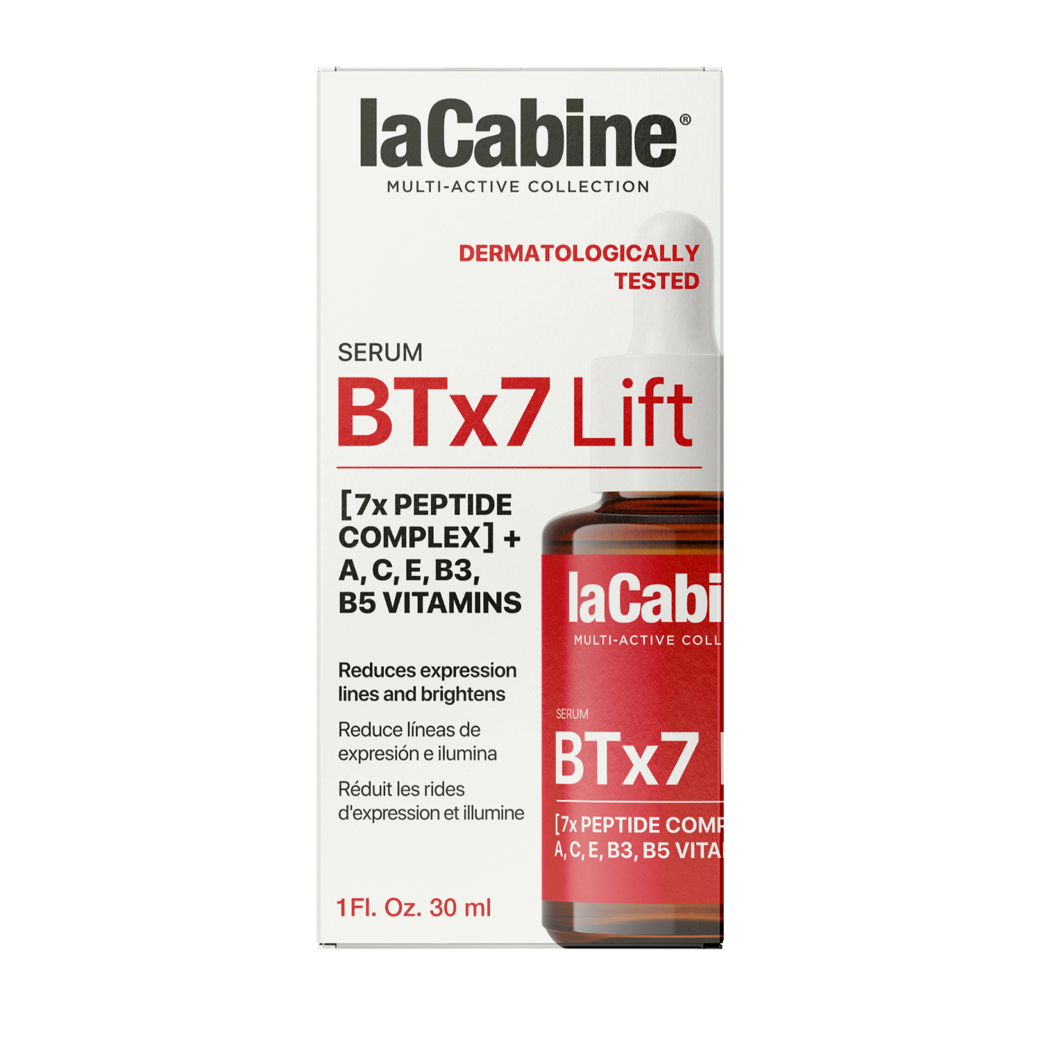 Ser de fata pentru reducere ridurilor BTx7 Lift Multi-active, 30 ml, La Cabine