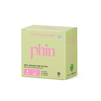 Absorbante de zi din bambus natural, 10 bucati, Phin
