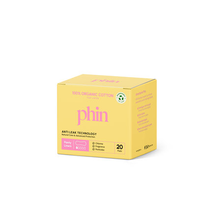 Absorbante zilnice bumbac , 20 bucati, Phin