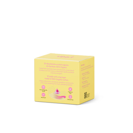 Absorbante zilnice bumbac , 20 bucati, Phin 823583