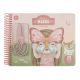 Carte cu masti pentru decupat, stickere si foarfeca incluse Rosa, 3 ani+, Little Dutch 761332