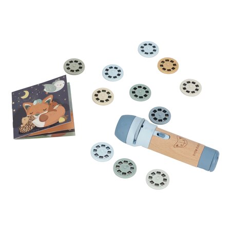 Proiector cu 12 povesti Forest Friends, 3 ani+, Little Dutch 761456