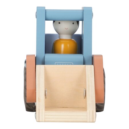 Masinuta din lemn FSC, Buldozer, 18 luni+, Little Dutch 761528