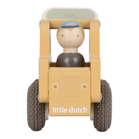 Masinuta din lemn FSC, Taxi, 18 luni+, Little Dutch 761626