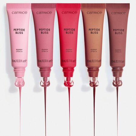 Balsam de buze Peptide Bliss Glossy, 010 Life In Rose, 10 ml, Catrice 761742