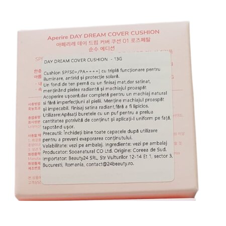 Cushion fara refill Day Dream Cover, 01 Rose Petal, 13 g, Aperire 761908